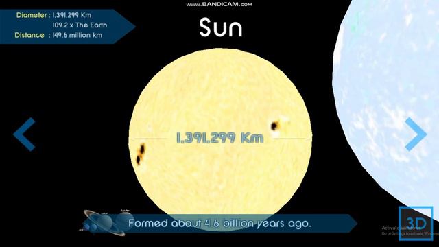 Universe Size Comparison 3D 2022