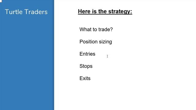Turtle Trading System смотреть онлайн