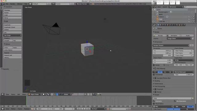 Blender 02 - Navigation and preferences смотреть онлайн