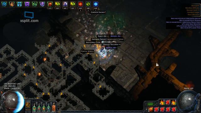 Path of Exile - Standard League - Speed Map Run - Necropolis смотреть онлайн