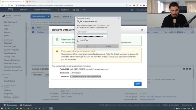 COMO ACESSAR UM SERVER WINDOWS NA AWS смотреть онлайн