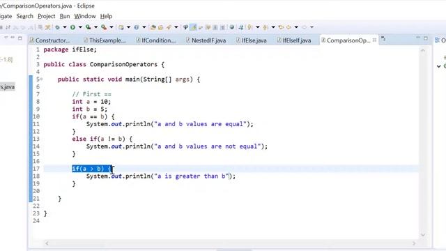 19A. Java Basics for Selenium - If Else using Different Comparison Operators смотреть онлайн
