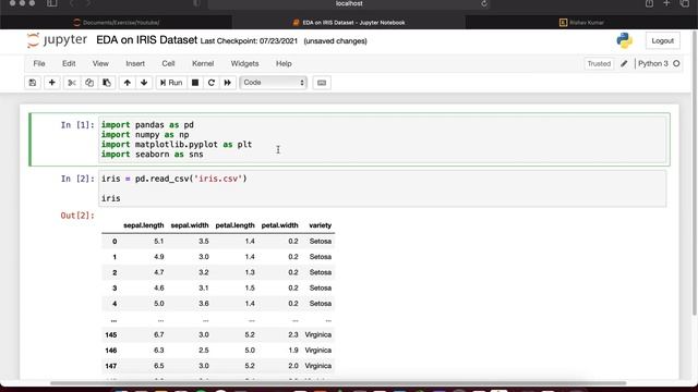 Exploratory Data Analysis on IRIS Dataset - 2 : 2-D Scatter Plot Analysis смотреть онлайн