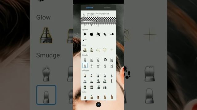 Autodesk sketchbook hair cut edit || #short смотреть онлайн