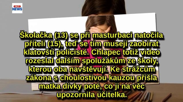 Školačka (13) z Klatovska se příteli natočila při masturbaci, ten seo video podělil смотреть онлайн