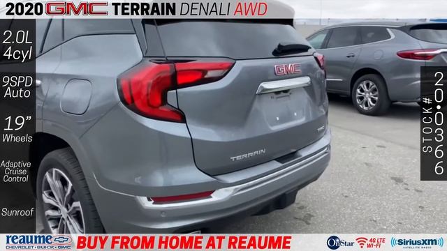 Reaumechev NEW 2020 GMC Terrain Denali AWD смотреть онлайн