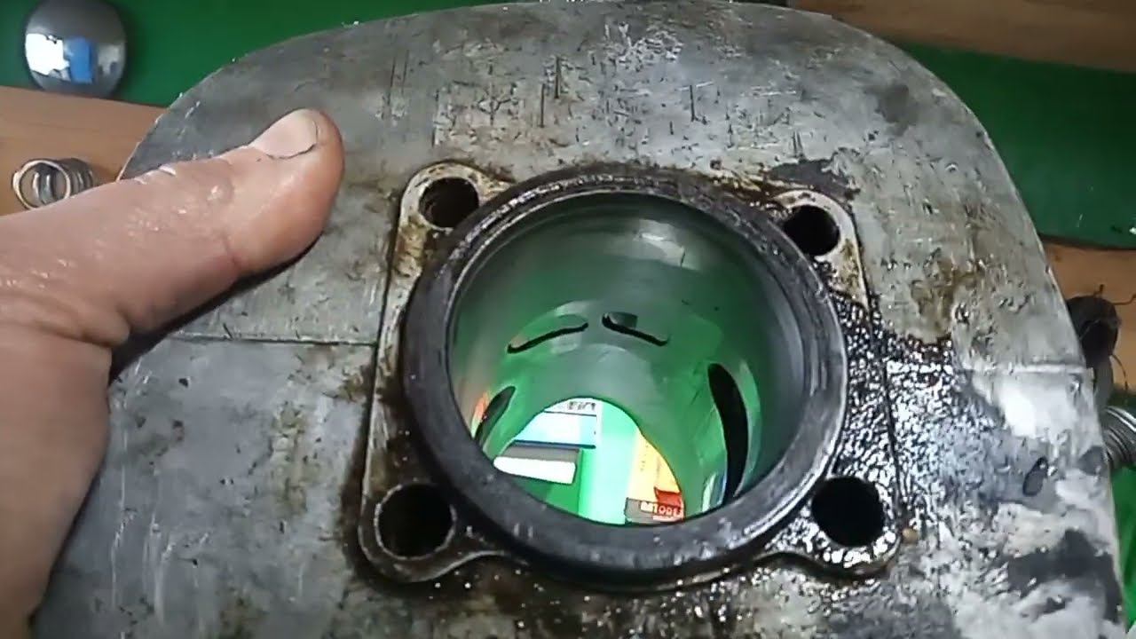 Попытка ,,колхозной расточки,, цилиндра. смотреть онлайн