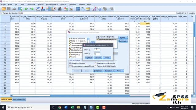 Prueba U de Mann Whitney en SPSS para muestras independientes смотреть онлайн