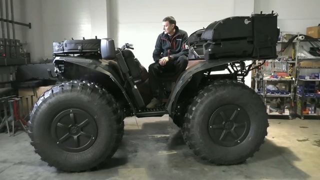 Пневмоподвеска на квадроцикле Сокол. смотреть онлайн
