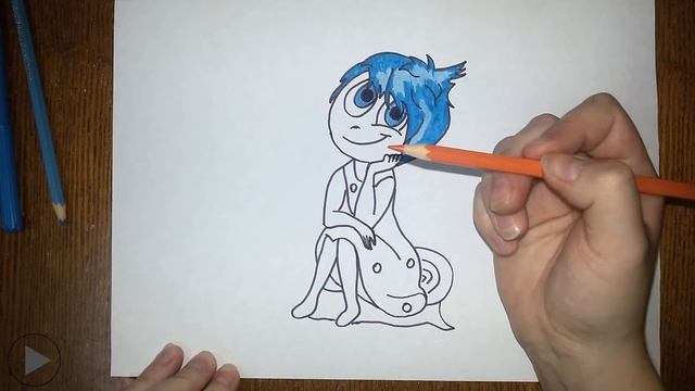 как нарисовать радость из головоломки puzzle how to draw joy смотреть онлайн