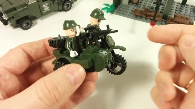 Обзор конструктора Brick Combat Zones 809 Разведгруппа смотреть онлайн