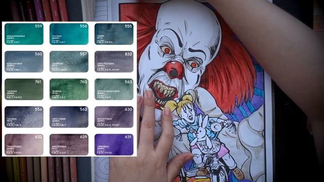 ТЭГ: 13 вопросов о раскрасочных страшилках // Speedcoloring Pennywise?