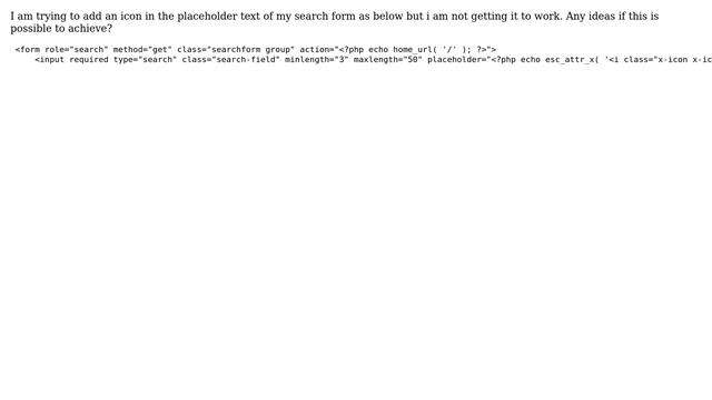 Wordpress: Add Icon to Placeholder Text in Search Form смотреть онлайн