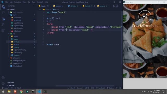 Transparent Login UI | React Js Tutorial смотреть онлайн