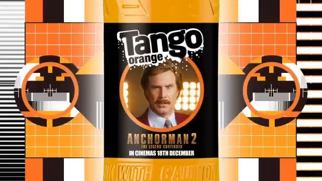 New Tango Advert starring Anchorman 2's Ron Burgundy смотреть онлайн