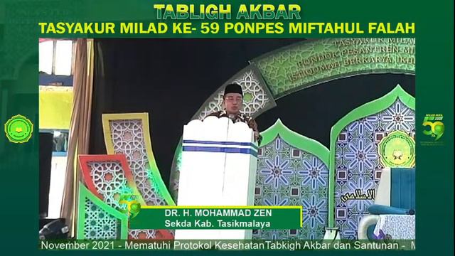 🔴 LIVE TABLIGH AKBAR TASYAKUR PONDOK PESANTREN MIFTAHUL FALAH / MILAD KE- 59 смотреть онлайн