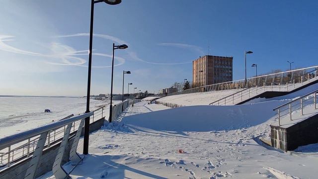 22.12.2023 Полдень набережная реки Амур Комсомольск-на-Амуре#2(1) смотреть онлайн
