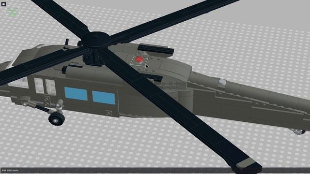 LEGO Sikorsky UH-60 Black Hawk | 1:33 Minifigure Scale