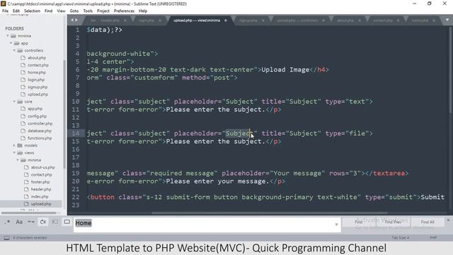 HTML Template to PHP Website & Login in OOP MVC | PHP Framework from scratch | Full Tutorial & Code смотреть онлайн