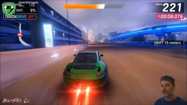 Asphalt 9 - Carrera GT Special Event - Stage 18 - Porsche 911 GTS Coupe - Future Road - 48s смотреть онлайн