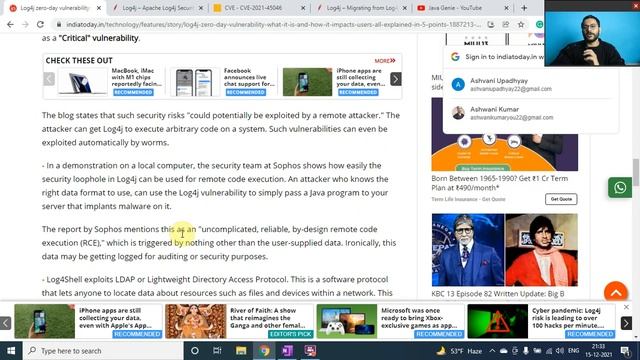 Log4j vulnerability fix | Log4j vulnerability explained смотреть онлайн