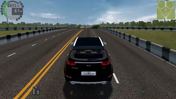 City Car Driving | KIA Sportage Automatic Black | Normal Driving Logitech G29