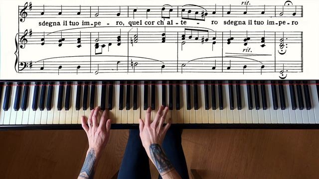 G. Caccini - Amor, Ch'attendi?  (Piano Accompaniment + Sheet Music)