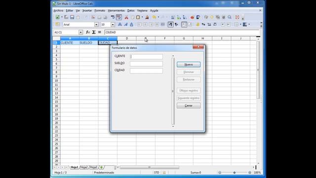 Libreoffice calc : formularios смотреть онлайн