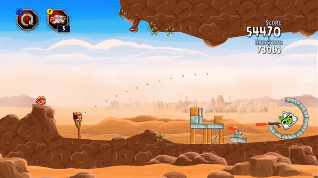 Angry Birds Star Wars Tatooine 1-15 Three Stars смотреть онлайн