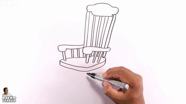 How to easily draw a rocking chair? смотреть онлайн