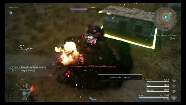 Final Fantasy XV Ps4 #4 - Español No comentado - Hermanos de Armas - Coop Khamul - смотреть онлайн