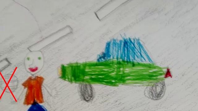 ПДД Дорожная Азбука. Рисунки детей. смотреть онлайн