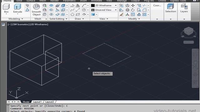AutoCad 3d Modeling 11 ( Extrude ) смотреть онлайн