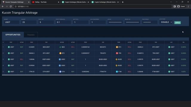Kucoin Triangular Arbitrage Trader Part#3 AutoTrader смотреть онлайн