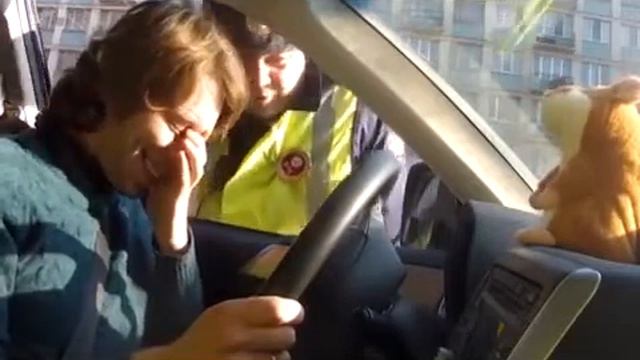 Хомяк кривляет ГАИшника смотреть онлайн