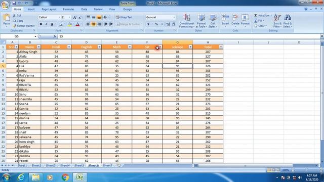 Excel Format as table смотреть онлайн