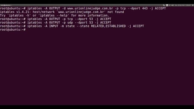 iptables - Estudo de Caso: Prova de Programação смотреть онлайн