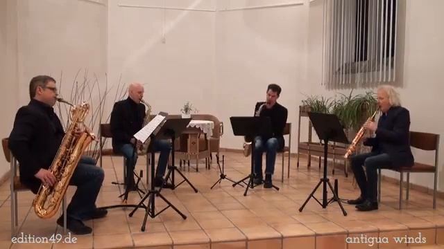 Blues Arrangement Beethoven Für Elise played by Finefones Saxophone Quartet Peter Lehel смотреть онлайн