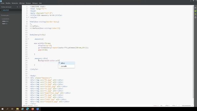 CSS Grid masonry : créer une mise en page masonry en CSS [niveau confirmé] смотреть онлайн