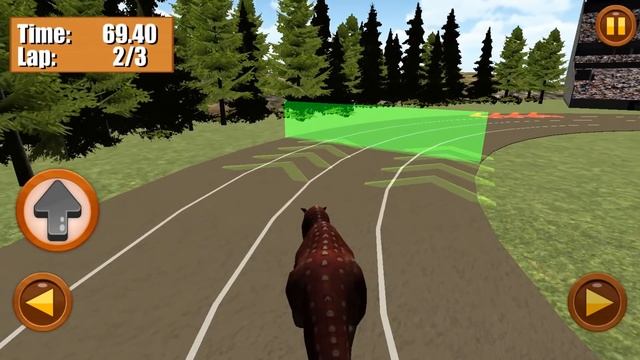 Jurassic Dinosaur Race 3D | IOS and ANDROID Gameplay Video смотреть онлайн