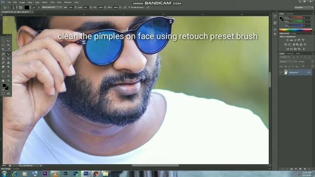 How to edit skin refining in Photoshop 5 mins| Face colour grading | background colour grading смотреть онлайн