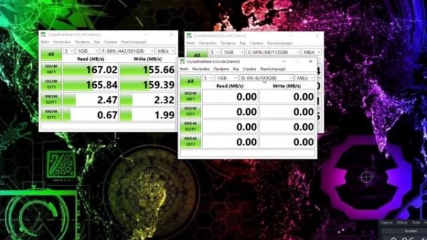 Сравнение накопителейв скорости- жесткого диска HDD, SSD sata и m2 NVME
