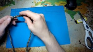 Плетение подвеса из паракорда для манков своими руками