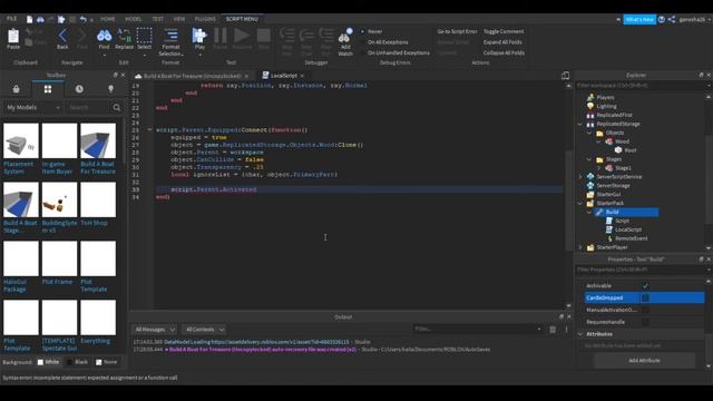 Roblox Studio How To Make A Game Like Build A Boat For Treasure: Part2! смотреть онлайн