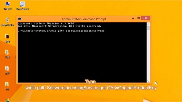 How to find your Windows 7/8/10 License Product Key смотреть онлайн