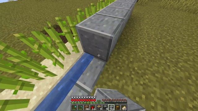 Minecraft: Simple AUTO Sugarcane Farm in 1.17 Java! смотреть онлайн