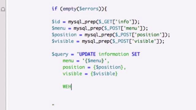 Building a CMS with PHP part 67 - MySQL to PHP otra vez смотреть онлайн