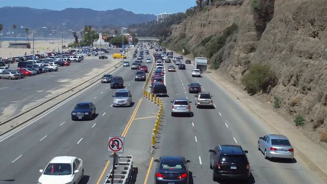USA, CA, Santa Monica, Pacific ocean / США, Калифорния, Санта Моника, Тихий океан смотреть онлайн