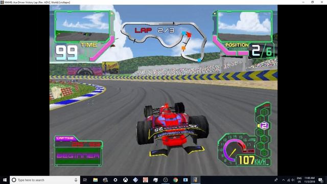 MAME 203 - ACE DRIVER VICTORY LAP - 2018 1080p 60fps HIGH SPEED COURSE смотреть онлайн