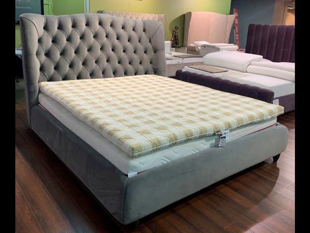 Мягкая кровать Дитта 2 с объемной спинкой в Sleepsystem смотреть онлайн